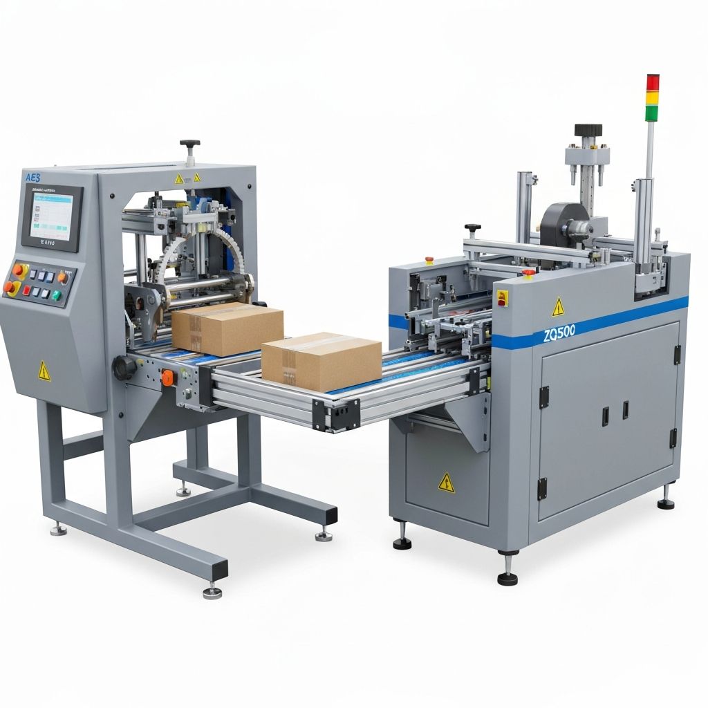 A5 High-Speed Strapping + Integrated Folding & Sealing Machine ZQ500 - industrial integrated machines for automated packaging operations