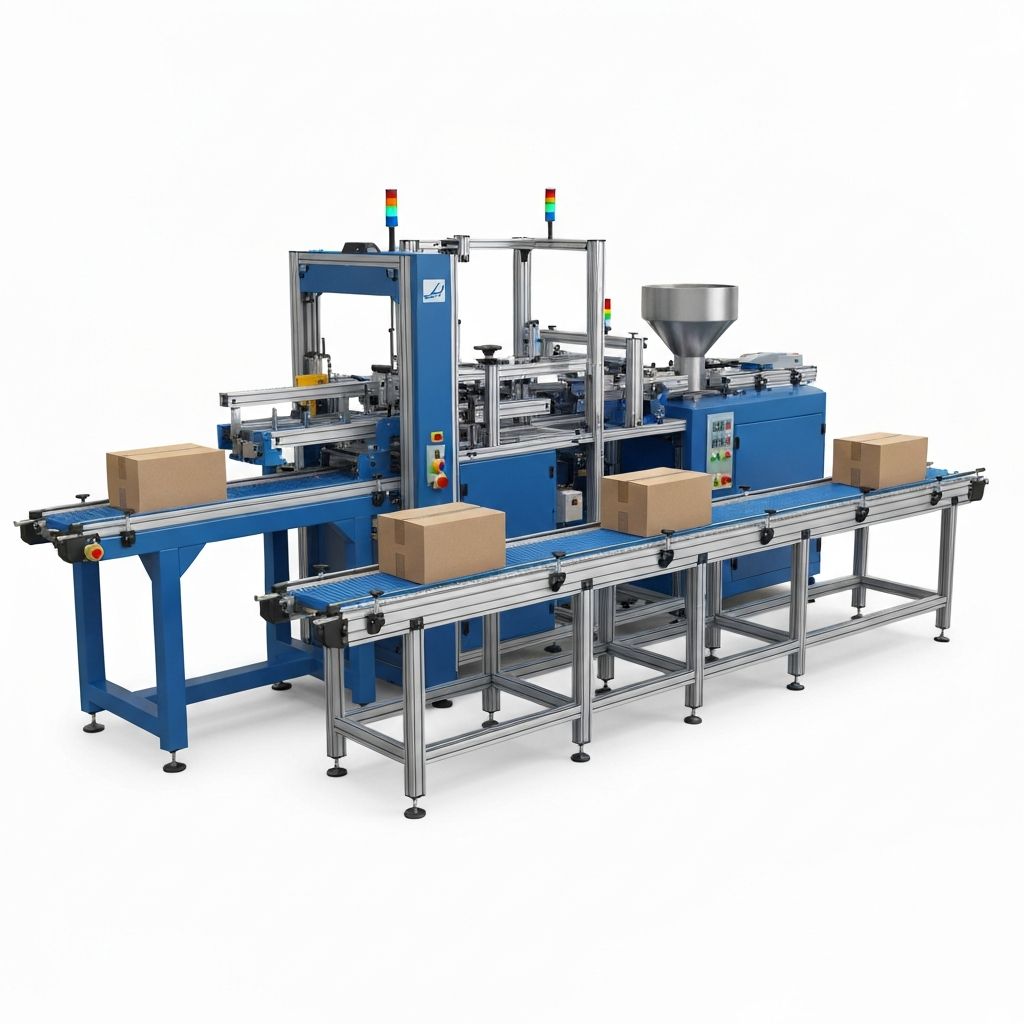 A5 High-Speed Strapping + Four-Drive Integrated Carton Sealer