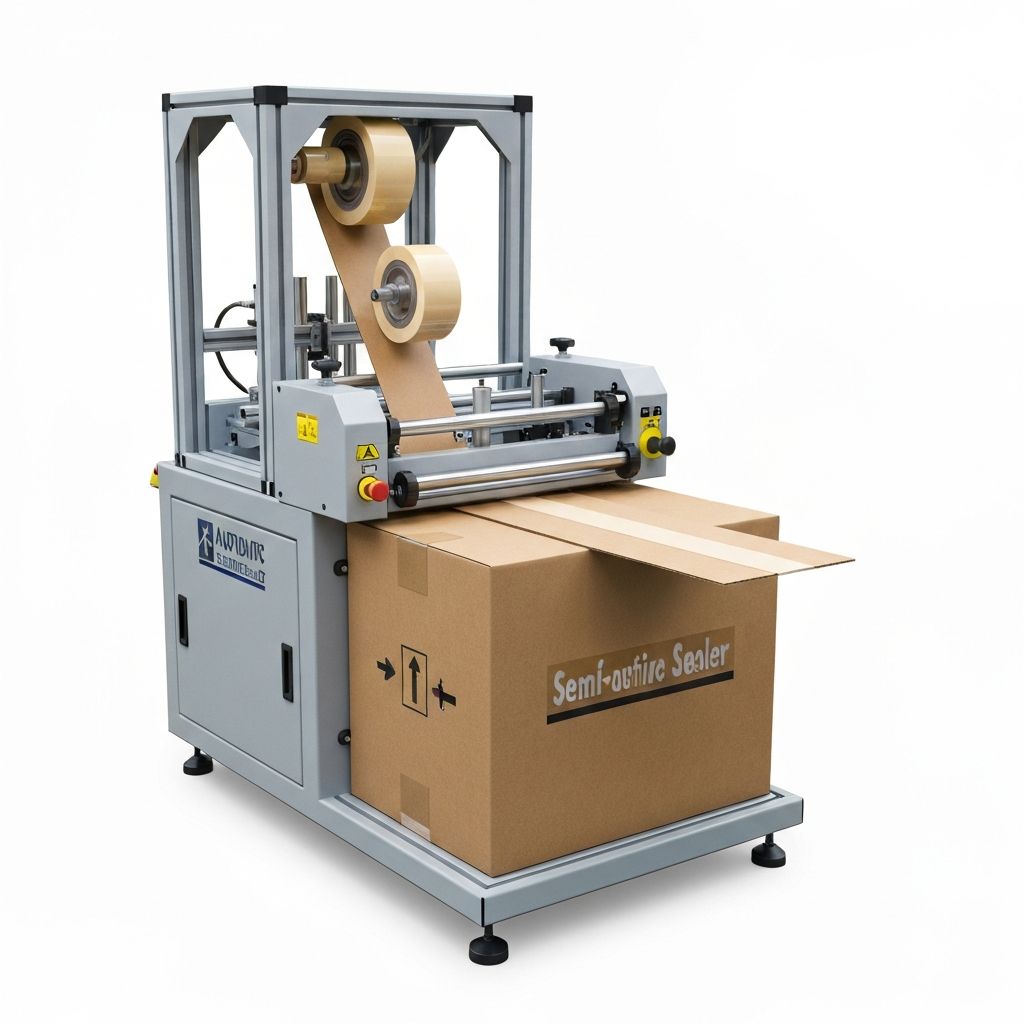 Semi-Automatic Carton Sealer SFZ3040 (Aircraft Box) - industrial carton sealers for automated packaging operations